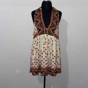 FREE PEOPLE SLEEVELESS MINI DRESS - M
